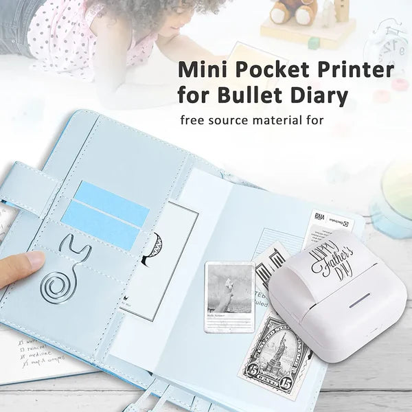 MINI IMPRESORA PORTATIL CUADRADA ORIGINAL