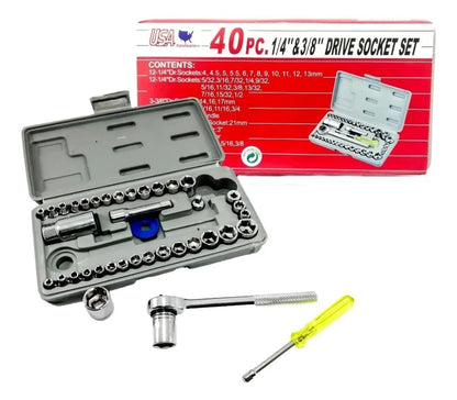 Kit de copas raches 40 piezas marca